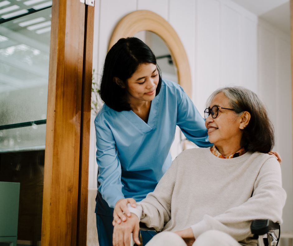 SeniorWomanandCaregiver